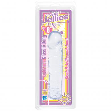8 inch clear Jelly dildo - Click Image to Close