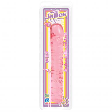 10 inch pink Jelly dildo - Click Image to Close