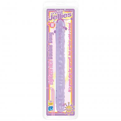 Double Dong 18in Purple Jellie - Click Image to Close