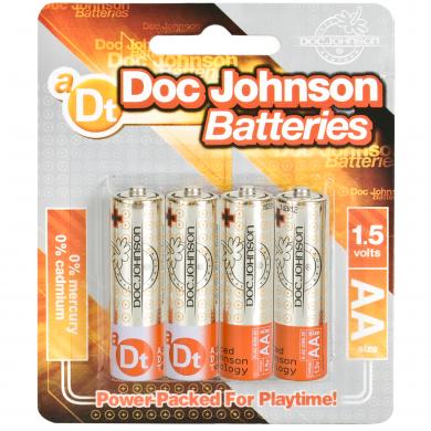 Doc Johnson Batteries AA 4 Pack - Click Image to Close