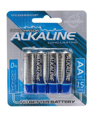 Doc Johnson Alkaline Batteries - 4 Pack AA - Click Image to Close
