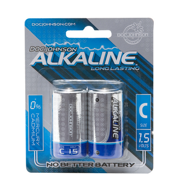 Doc Johnson Alkaline Batteries - 2 Pack C - Click Image to Close