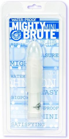 Jellie Sleeve Mini Brute with Frosted Vibe: Clear - Click Image to Close