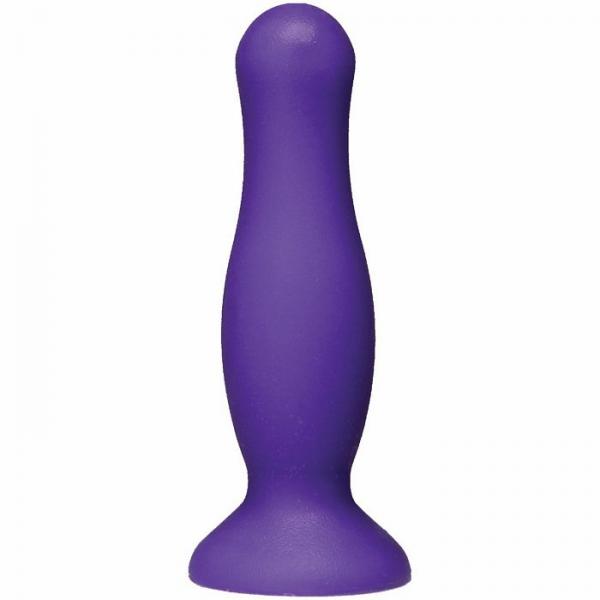 American Pop Mode Anal Plug 4 inches Purple Silicone