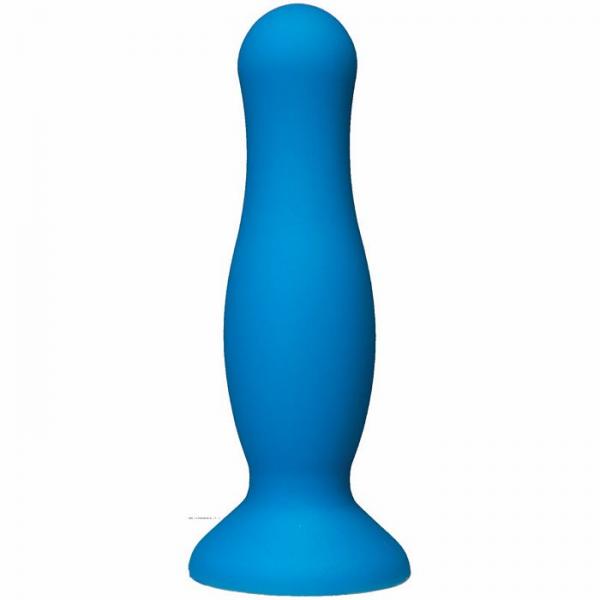 American Pop Mode Anal Plug 5 inches Blue - Click Image to Close