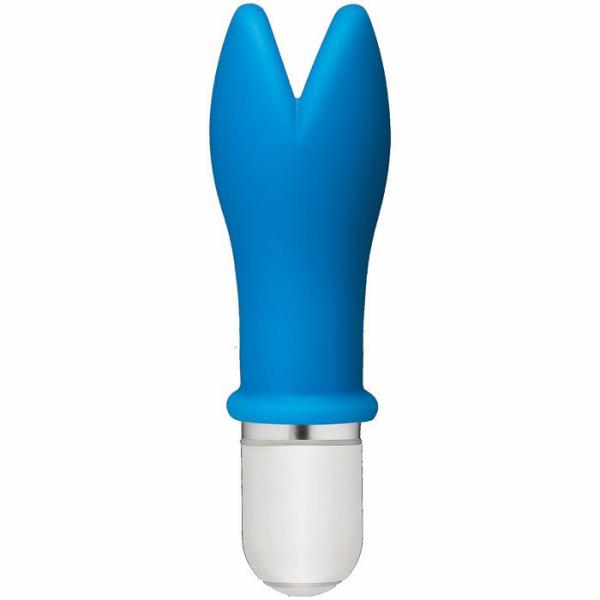 American Pop Whaam Vibrator Blue 10 Function Silicone