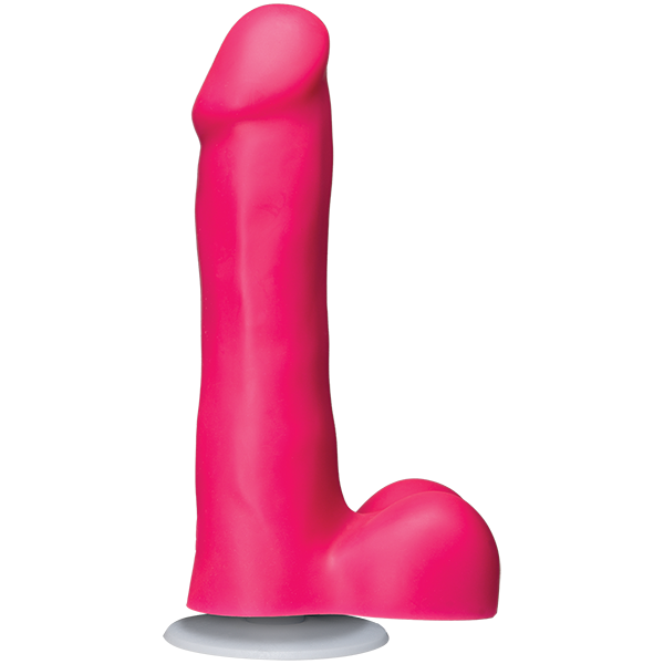 American POP! Icon Slim 6 inches Dong with Balls Pink - Click Image to Close