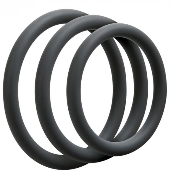 Optimale 3pc C-ring Set Thin Slate - Click Image to Close