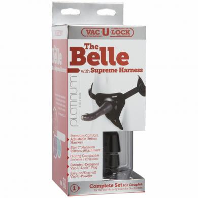 BELLE W/SUPREME HARNESS CHARCOAL - Click Image to Close