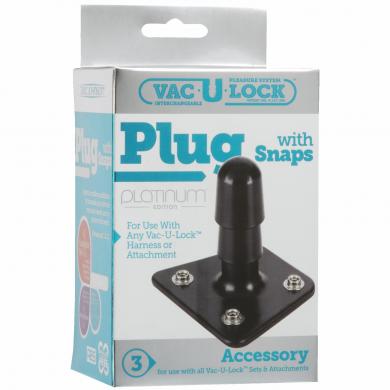Vac-U-Lock Platinum Edition Black Plug - Click Image to Close