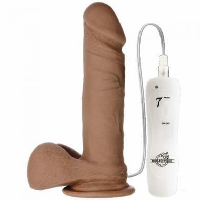 Vibro Realistic Cock Ur3 Brown 6in