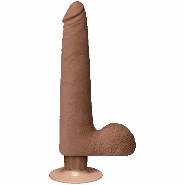 The Realistic Cock UR3 Vibe 9" Slim Brown Dildo