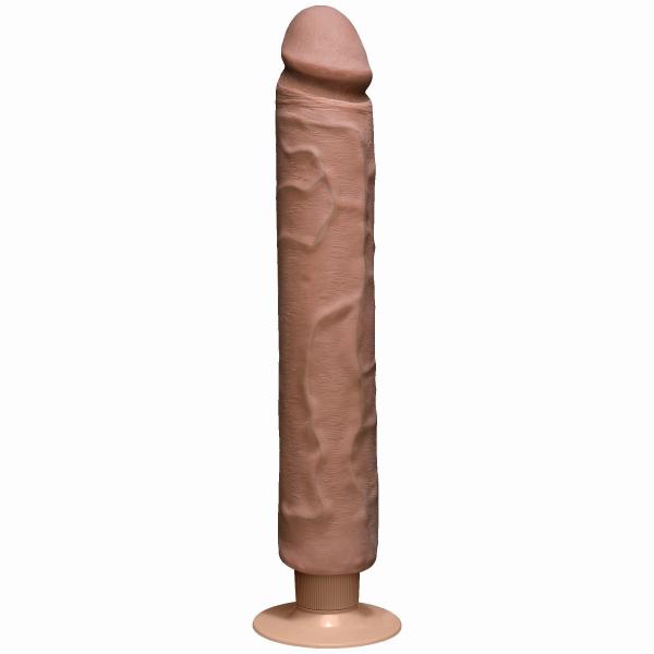 The Realistic Cock UR3 Vibe 12 inches Brown Dildo - Click Image to Close