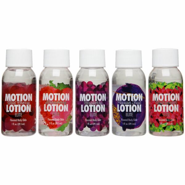 Motion Lotion Elite 5 Pack Sampler 1oz - Click Image to Close