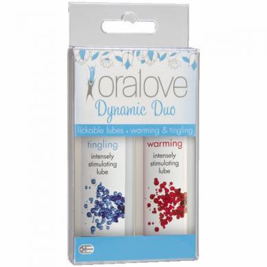 ORALOVE 2 PACK LUBE WARMING & TINGLING - Click Image to Close