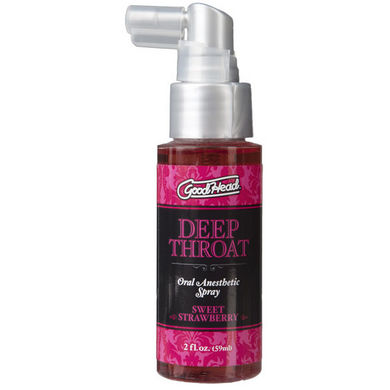 GoodHead Deep Throat Spray - Sweet Strawberry - Click Image to Close