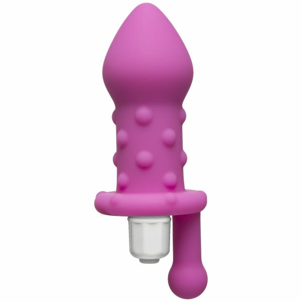 Mood Juicy Beaded Pink Vibrating Butt Plug - Click Image to Close