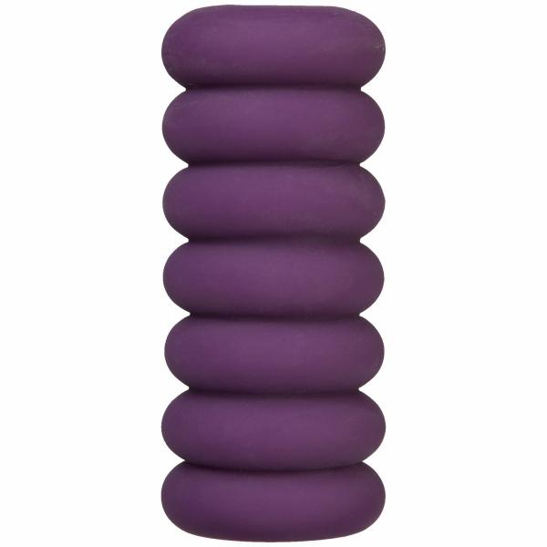 Mood Thrill Triple Texture Purple Stroker - Click Image to Close