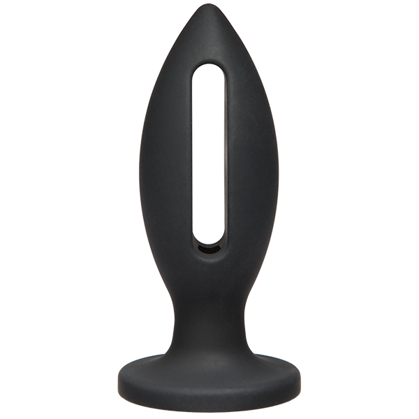 Kink Wet Works 4 inches Silicone Lube Luge Plug Black - Click Image to Close