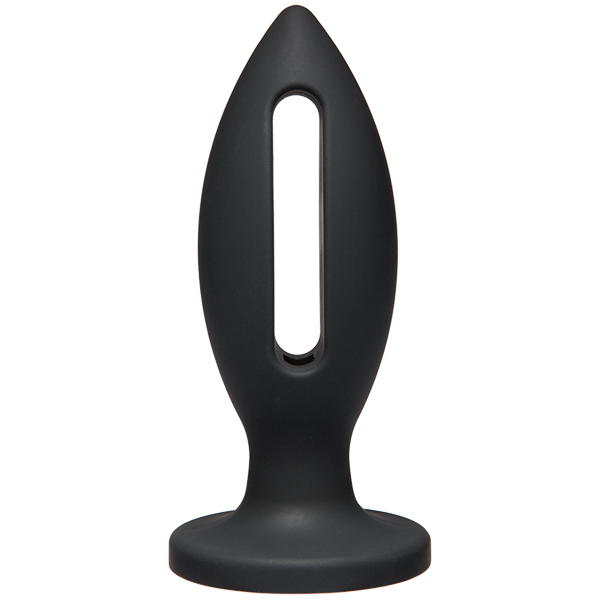 Kink Wet Works 5 inches Silicone Lube Luge Plug Black - Click Image to Close