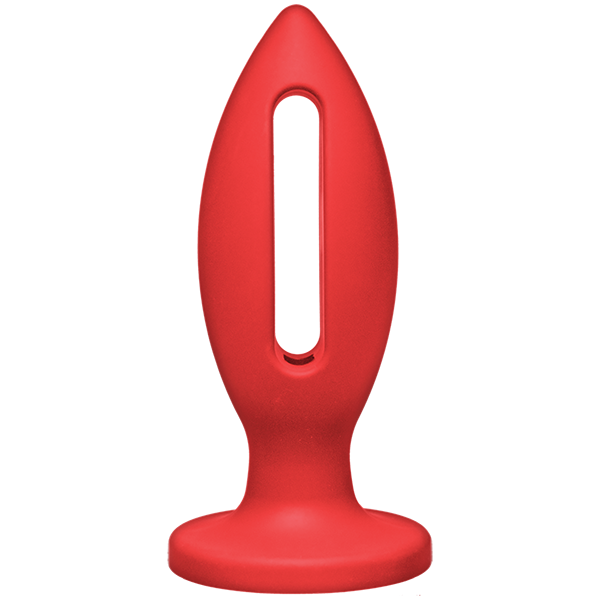 Kink Wet Works 5 inches Silicone Lube Luge Plug Red - Click Image to Close