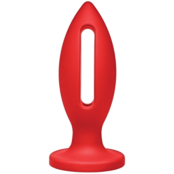 Kink Wet Works 6 inches Silicone Lube Luge Plug Red - Click Image to Close