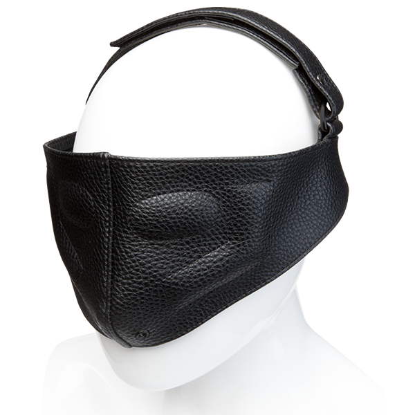 Kink Leather Blinding Mask Black O/S - Click Image to Close