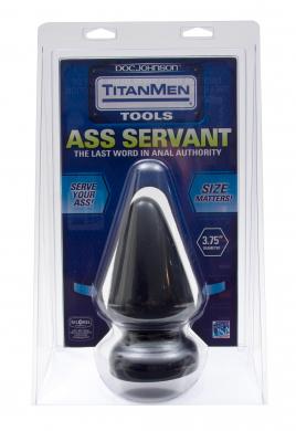 Titan Men Butt Plug 3.75in Diameter Ass Servant - Click Image to Close