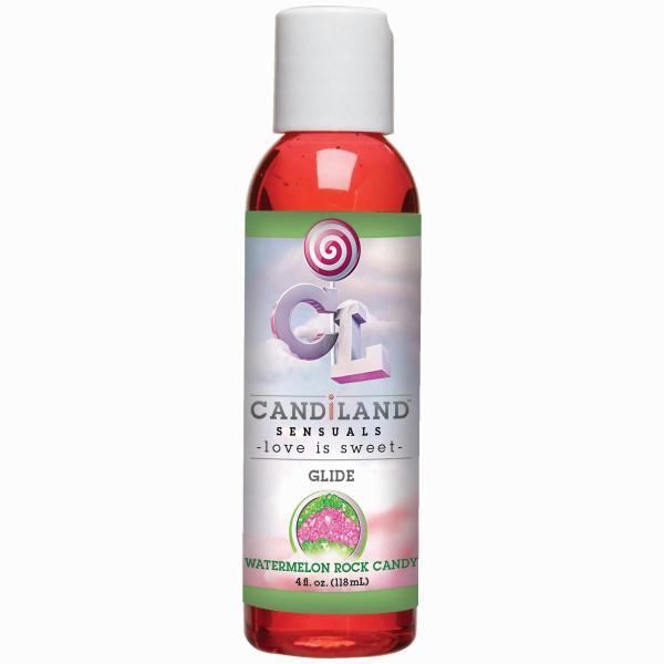 Candiland Glide Watermelon Rock Candy 4oz - Click Image to Close