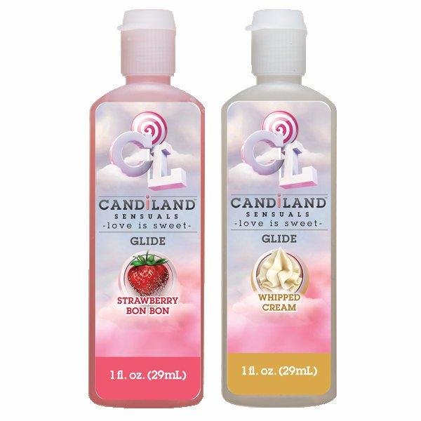 Candiland Glide 2 Pack Strawberry, Whipped Cream - Click Image to Close