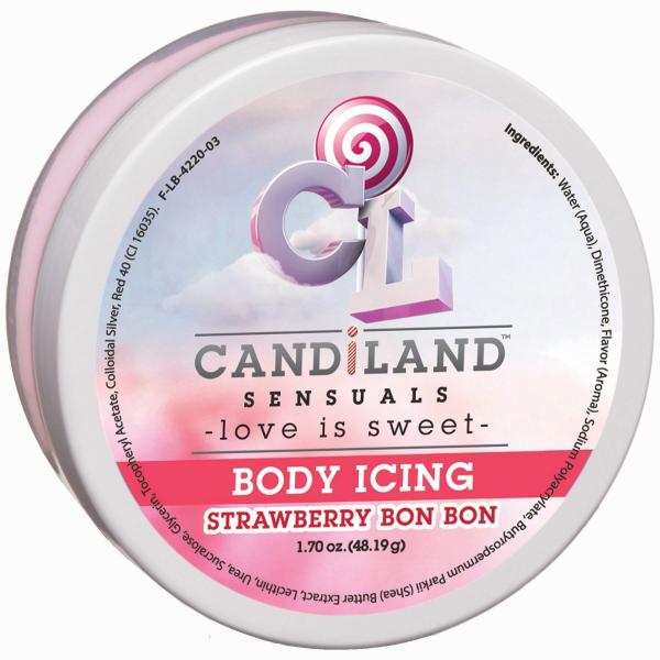 Candiland Body Icing Strawberry Bon Bon 1.7oz - Click Image to Close