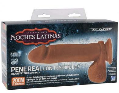 Noches Latinas Pene Real 8in - Click Image to Close