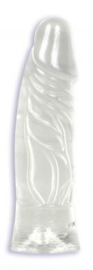 Crystal Jellie Cock 6in Clear - Click Image to Close
