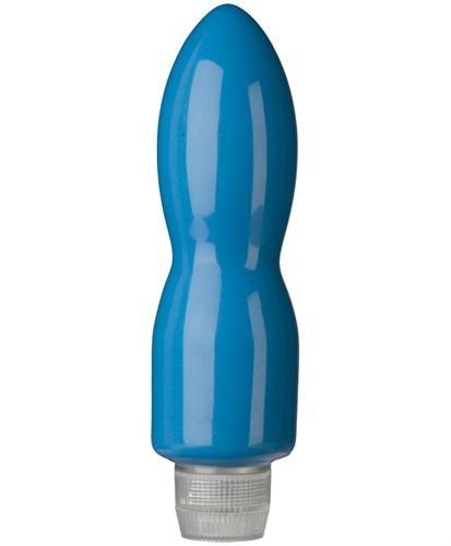 Glo 5" Smooth Blue Vibrator - Click Image to Close