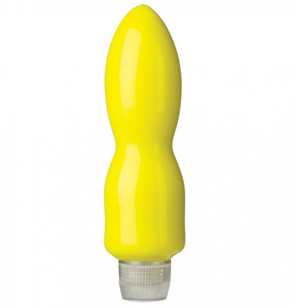 Glo 5" Smooth Yellow Vibrator - Click Image to Close