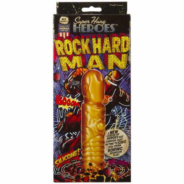 Rock Hard Man Silicone Dong 6.5"