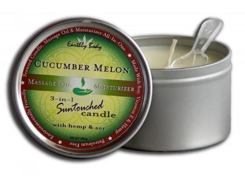 Candle 3 N 1 Cucumber Melon 6.8Oz - Click Image to Close
