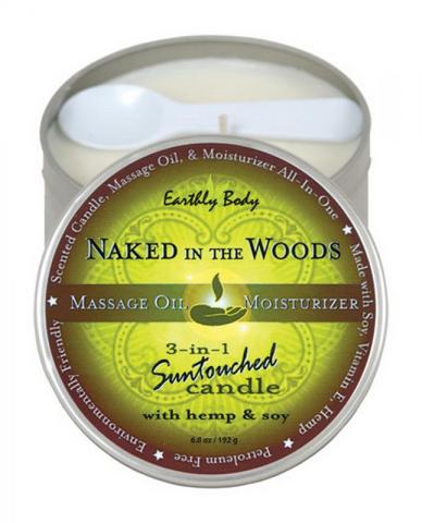 Candle 3 In 1 Naked In The Woods 6.8 Oz