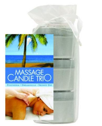 Candle Trio Dreamsicle,Skinny Dip,Polynesia