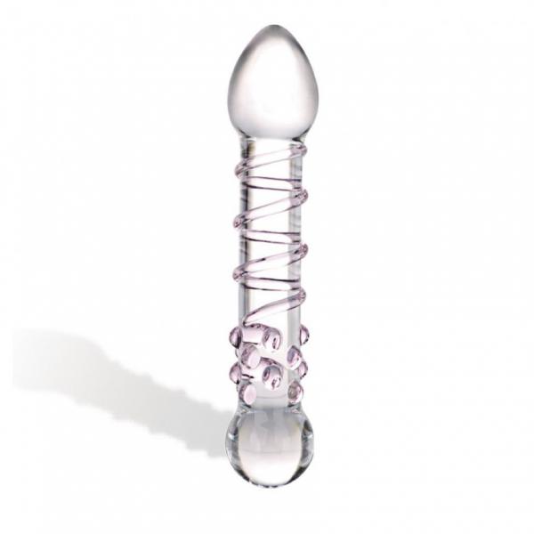 Spiral Staircase Full Tip Glass Dildo - Click Image to Close