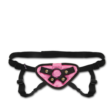 Velvet Knit Strap On Harness - Click Image to Close