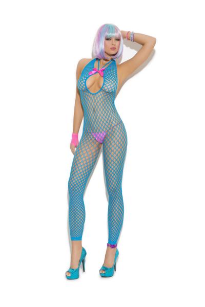 Vivace Bodystocking Neon Blue O/s - Click Image to Close