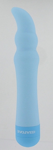 Fleur De Lis Silky G 6 in Vibrator Blue - Click Image to Close