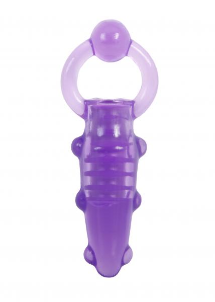 Finger Banger Purple Vibrator - Click Image to Close