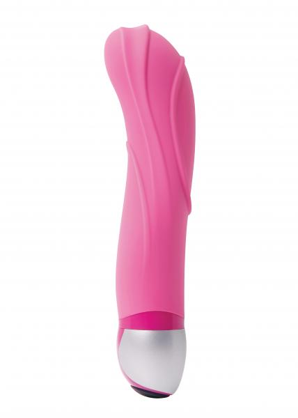 Silky Silicone G Pink Vibrator - Click Image to Close