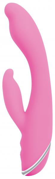 G-Gasm Silicone Rabbit Vibrator Pink - Click Image to Close