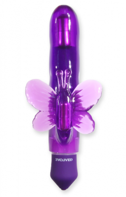 Slenders Flutter Clear Purple - Click Image to Close