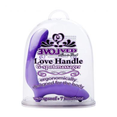 Love Handle G Spot Massager Purple - Click Image to Close