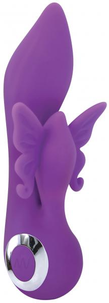 Wild Orchid Butterfly Purple Vibrator - Click Image to Close