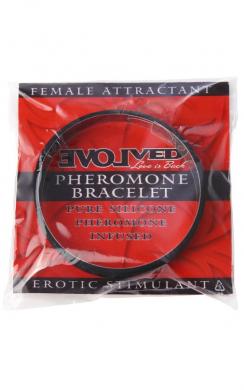 Pheromone Bracelet Black - Click Image to Close